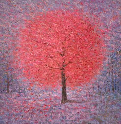 Pretty Pink II by Inam - Original Painting on Stretched Canvas